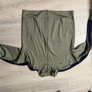 Aerie Olive and Navy Jacket